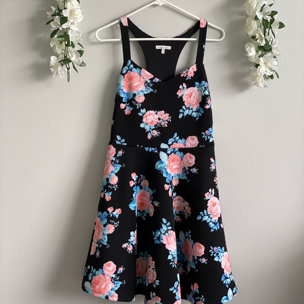 Charlotte russe razorback  skater dress size XL